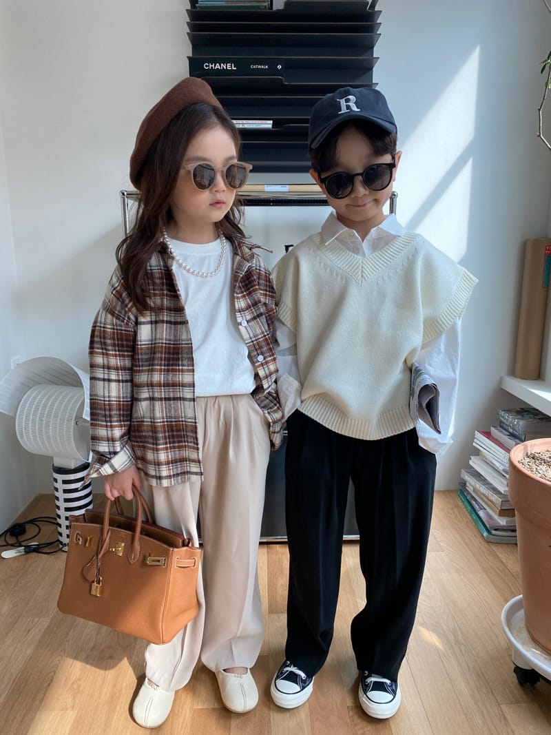 OUR - Korean Children Fashion - #Kfashion4kids - Steady Knit Vest