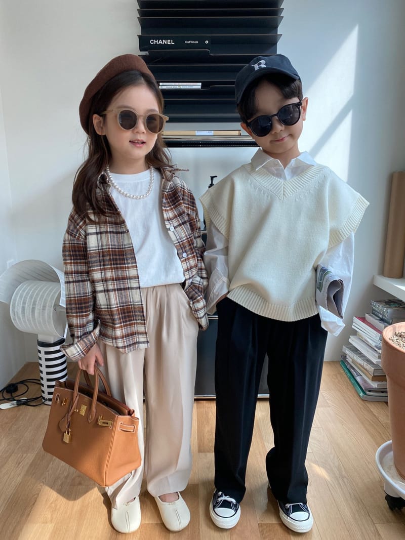 OUR - Korean Children Fashion - #Kfashion4kids - Steady Knit Vest - 10