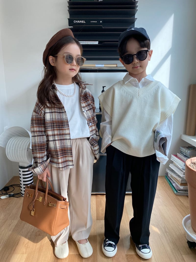 OUR - Korean Children Fashion - #Kfashion4kids - Steady Knit Vest - 3