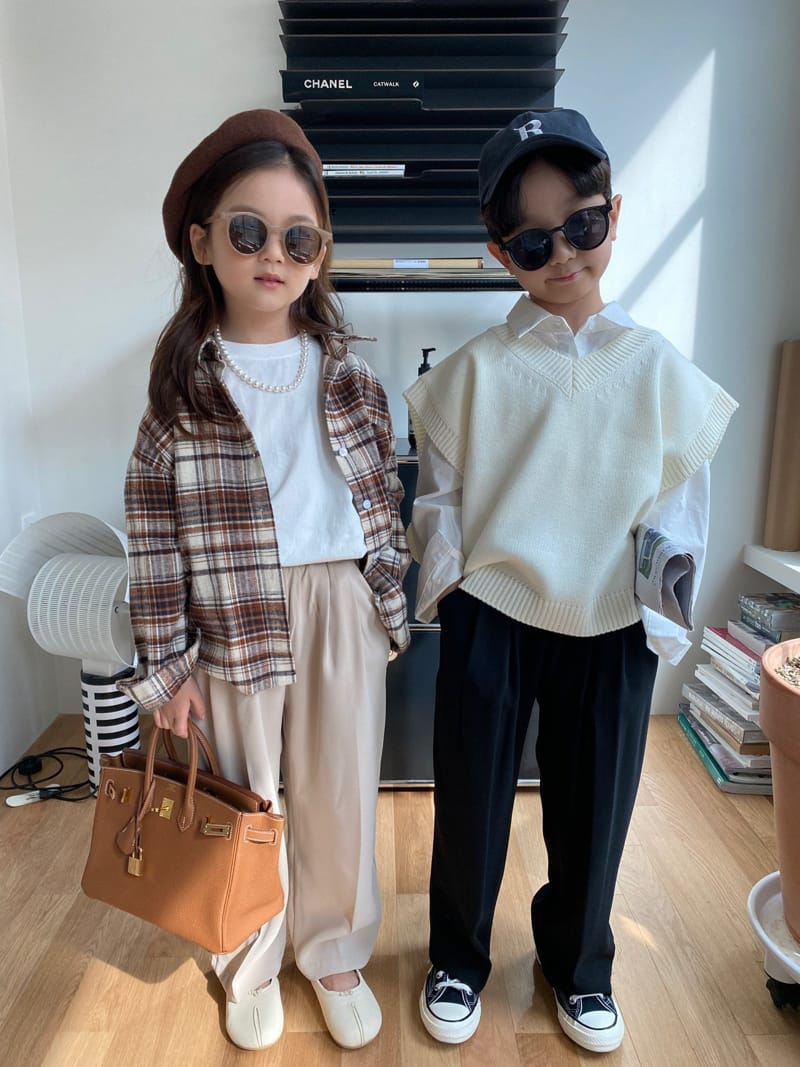 OUR - Korean Children Fashion - #Kfashion4kids - Steady Knit Vest - 7