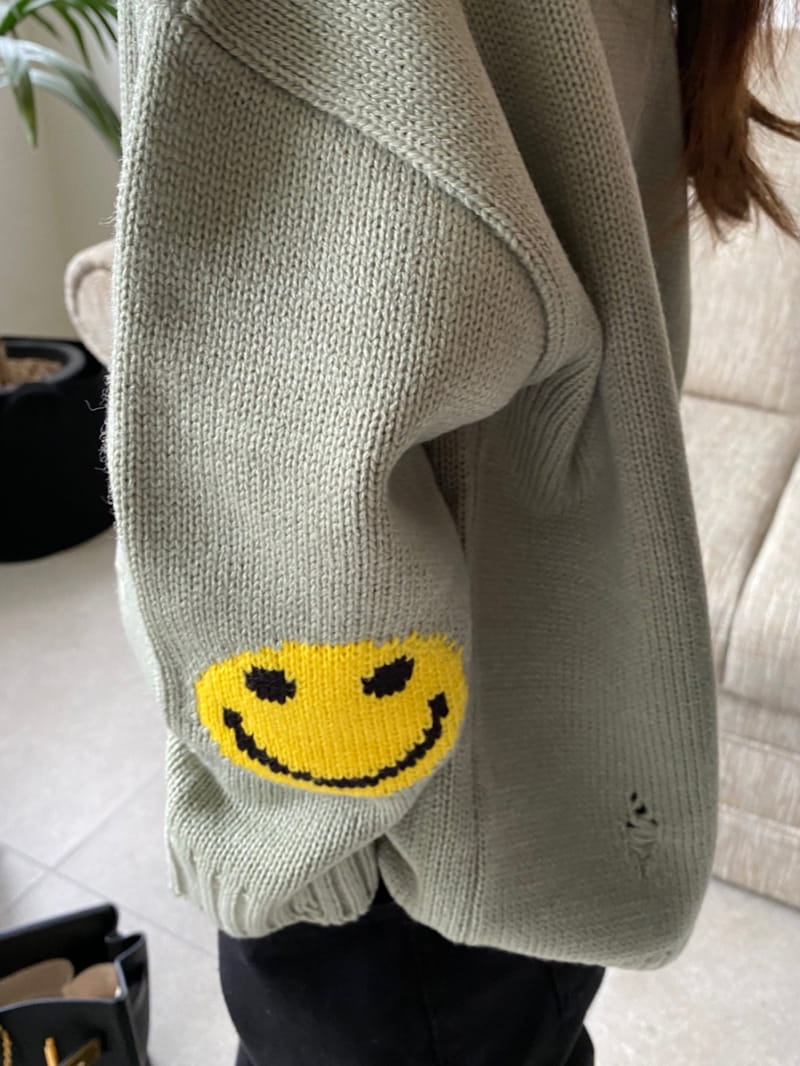OUR - Korean Children Fashion - #Kfashion4kids - Smile Knit Pullover - 8