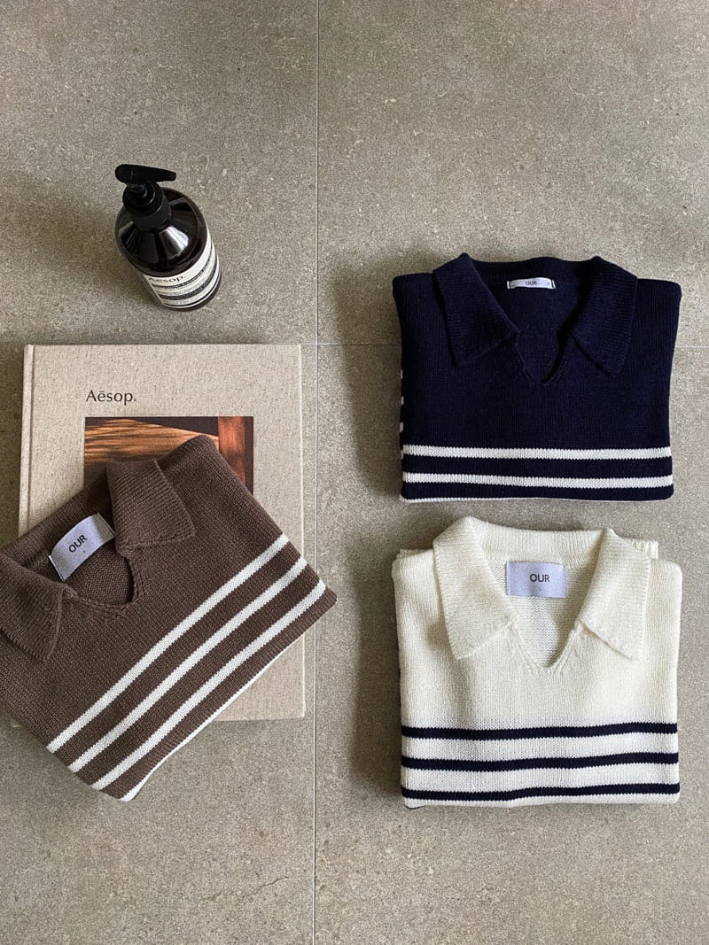 OUR - Korean Children Fashion - #Kfashion4kids - Collar Knit Pullover
