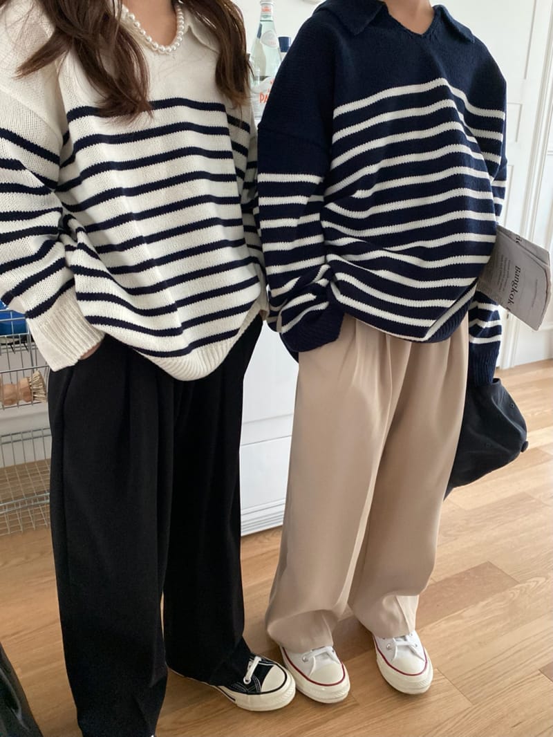 OUR - Korean Children Fashion - #Kfashion4kids - Collar Knit Pullover - 10