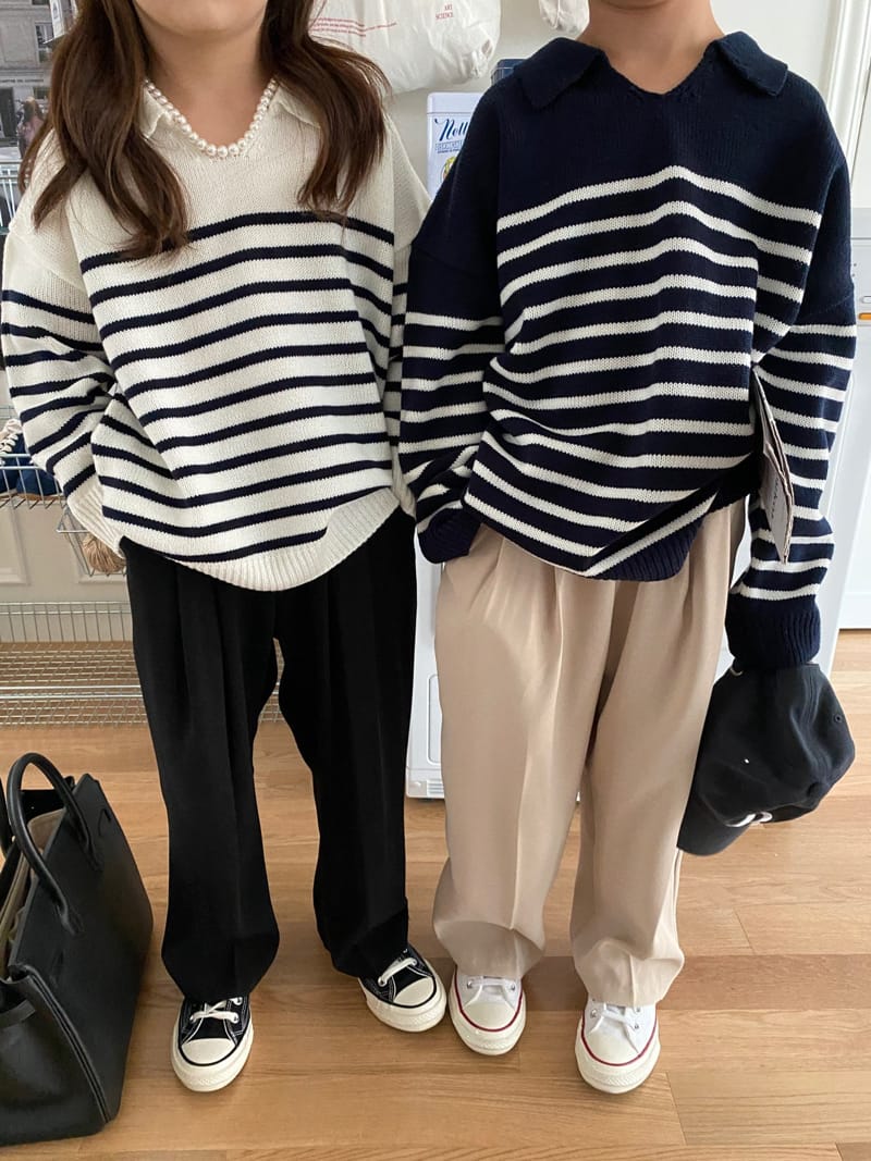 OUR - Korean Children Fashion - #Kfashion4kids - Collar Knit Pullover - 8