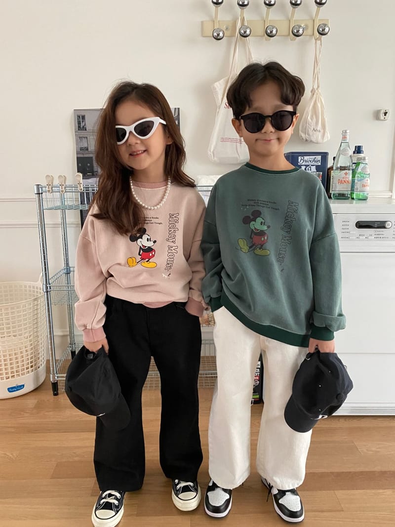 OUR - Korean Children Fashion - #Kfashion4kids - Vintage Mickey Sweatshirt