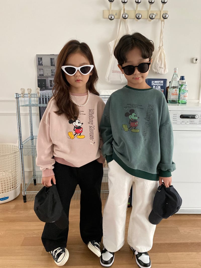 OUR - Korean Children Fashion - #Kfashion4kids - Vintage Mickey Sweatshirt - 10