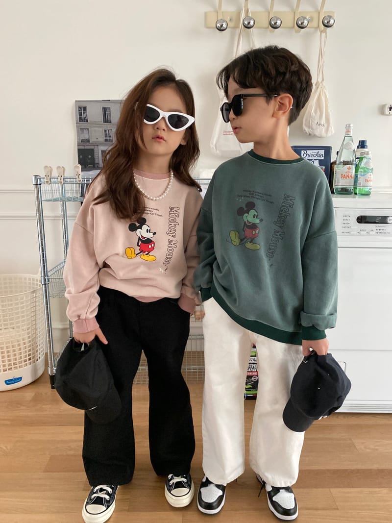OUR - Korean Children Fashion - #Kfashion4kids - Vintage Mickey Sweatshirt - 2
