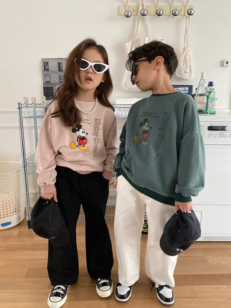 OUR - Korean Children Fashion - #Kfashion4kids - Vintage Mickey Sweatshirt - 4