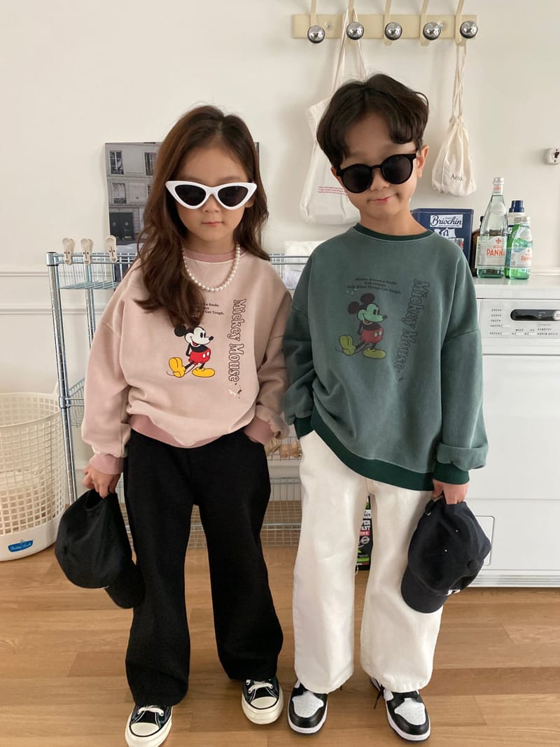 OUR - Korean Children Fashion - #Kfashion4kids - Vintage Mickey Sweatshirt - 5