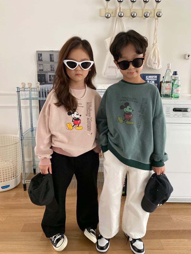 OUR - Korean Children Fashion - #Kfashion4kids - Vintage Mickey Sweatshirt - 9