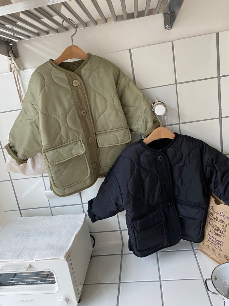OUR - Korean Children Fashion - #Kfashion4kids - Nine Quilt Vest & Jacket Set - 3