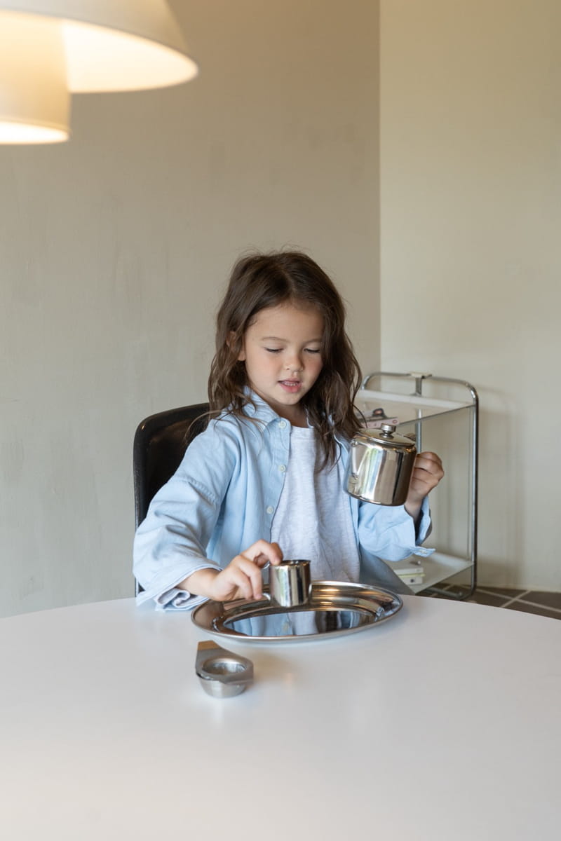 PAPER STUDIOS - Korean Children Fashion - #Kfashion4kids - Denim Shirt - 3