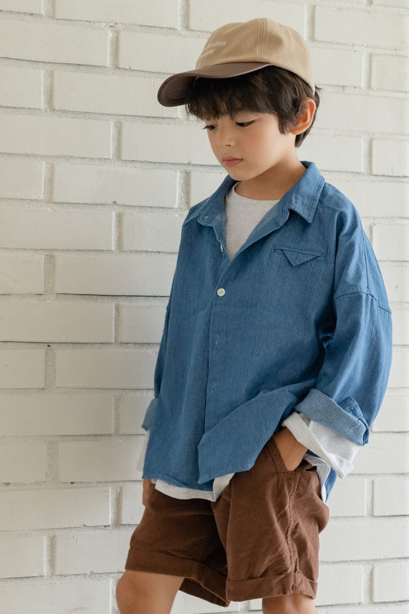 PAPER STUDIOS - Korean Children Fashion - #Kfashion4kids - Denim Shirt - 6