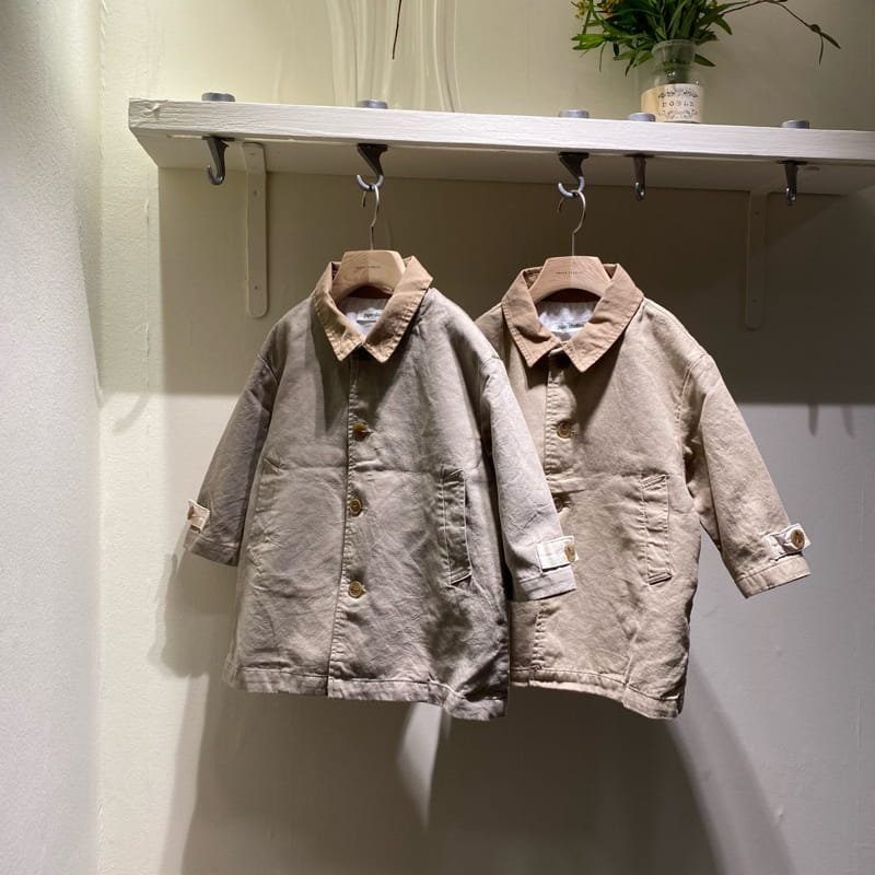PAPER STUDIOS - Korean Children Fashion - #Kfashion4kids - Natural Trench Coat - 11