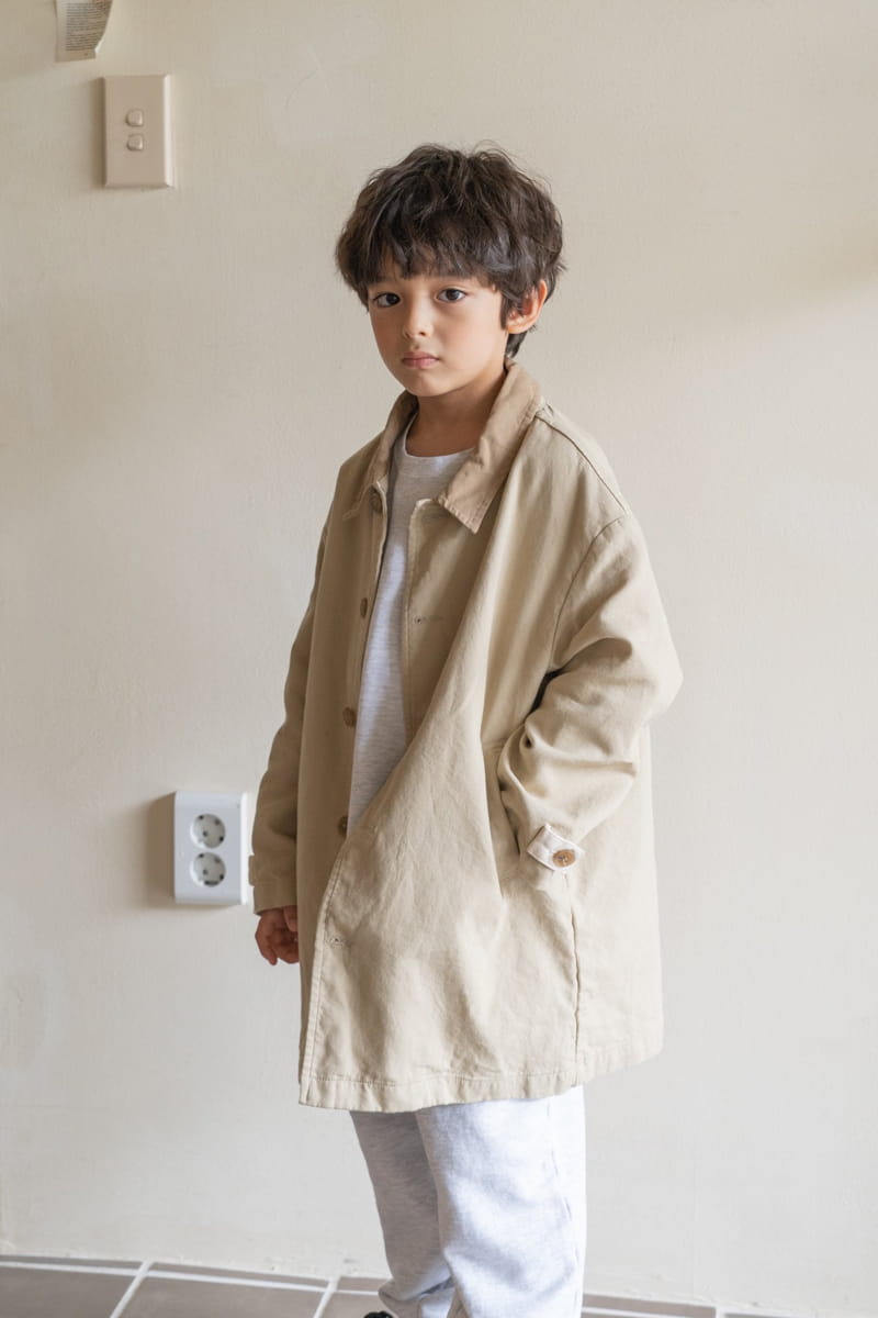 PAPER STUDIOS - Korean Children Fashion - #Kfashion4kids - Natural Trench Coat - 4