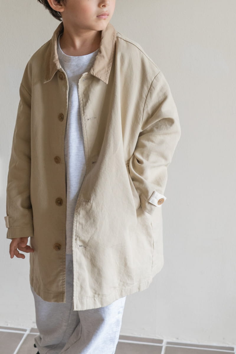 PAPER STUDIOS - Korean Children Fashion - #Kfashion4kids - Natural Trench Coat - 5