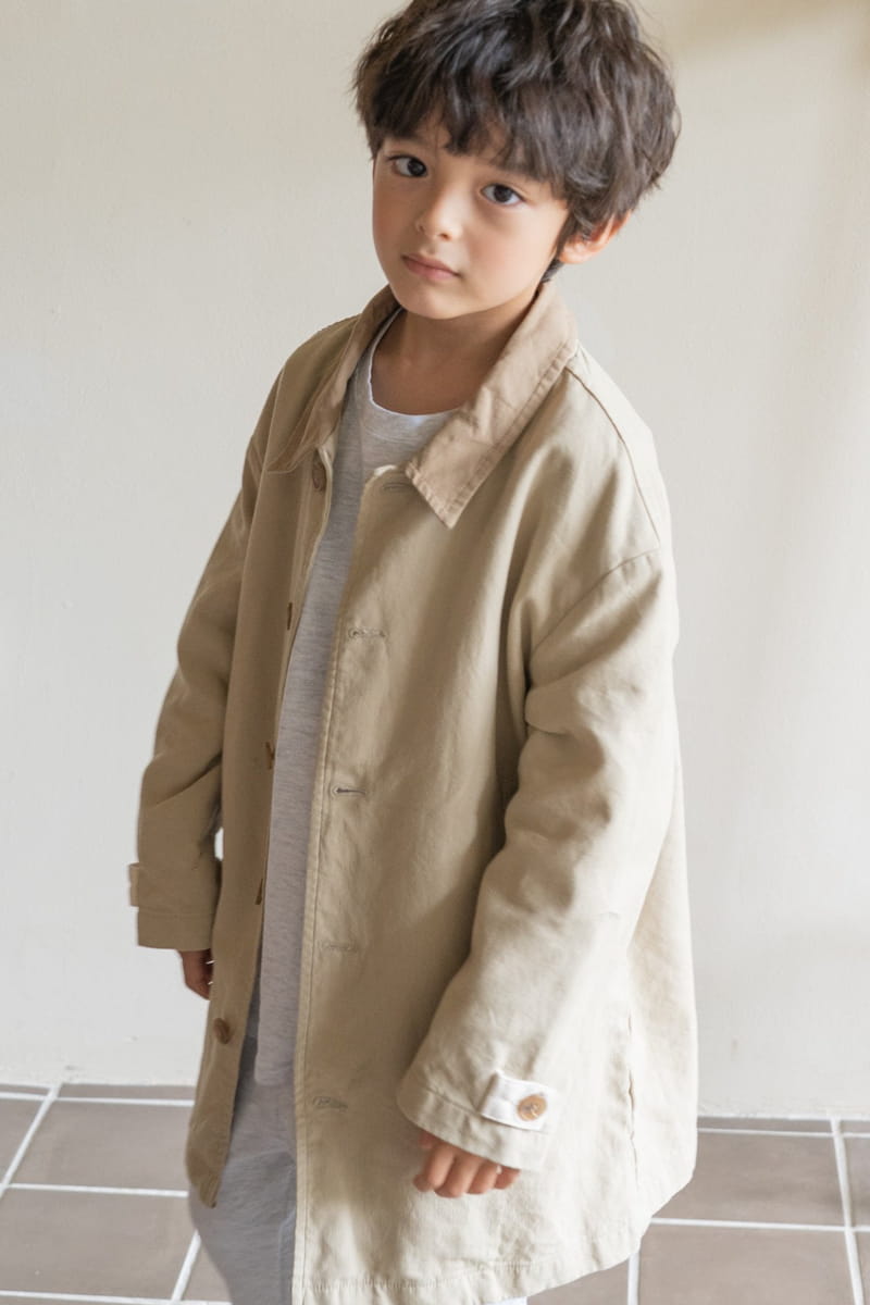 PAPER STUDIOS - Korean Children Fashion - #Kfashion4kids - Natural Trench Coat - 6