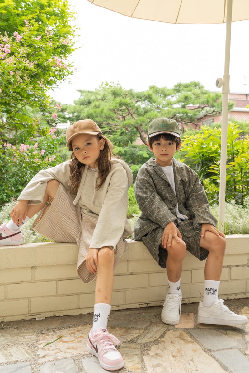 PAPER STUDIOS - Korean Children Fashion - #Kfashion4kids - Check Jacket - 2