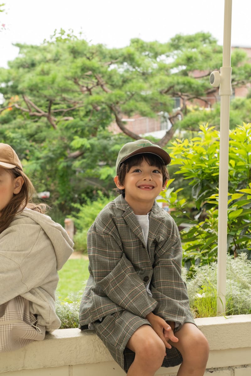 PAPER STUDIOS - Korean Children Fashion - #Kfashion4kids - Check Half Pants - 3