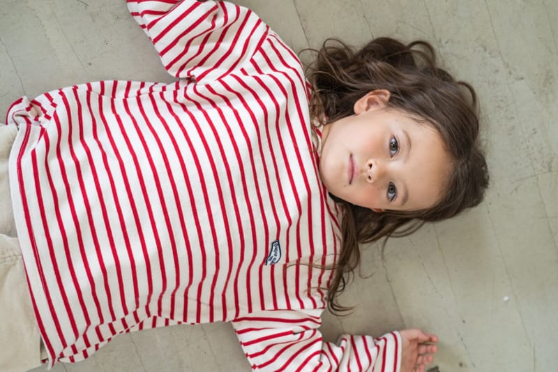 PAPER STUDIOS - Korean Children Fashion - #Kfashion4kids - Stripe Tee - 8