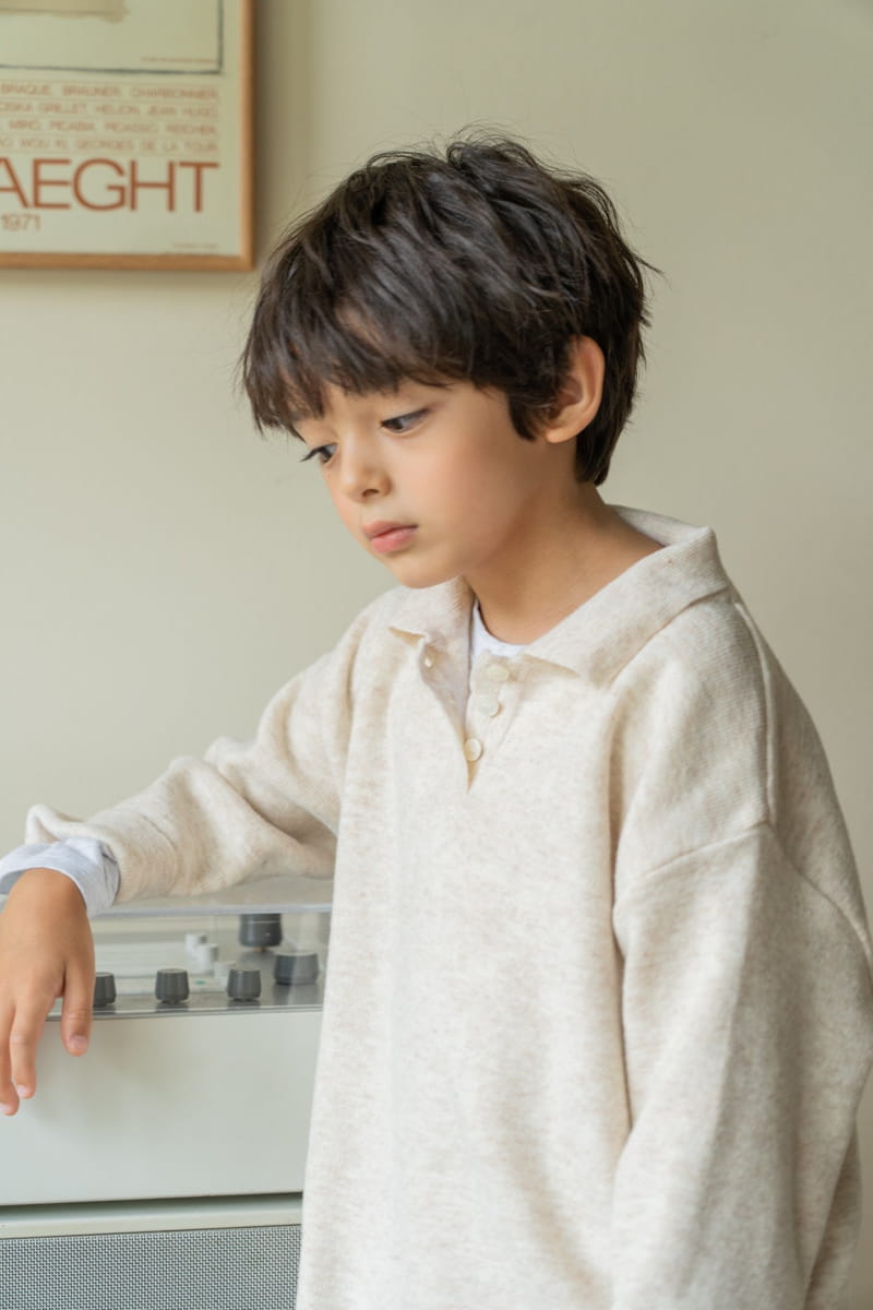 PAPER STUDIOS - Korean Children Fashion - #Kfashion4kids - Caramel Collar Knit Pullover - 6