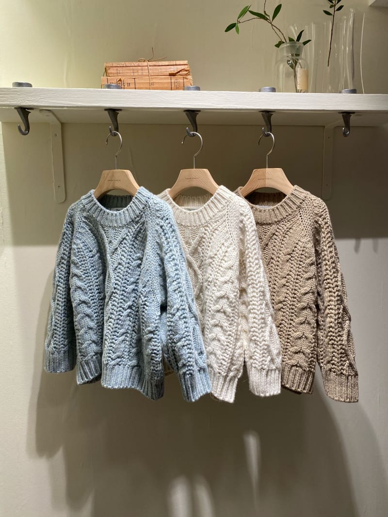PAPER STUDIOS - Korean Children Fashion - #Kfashion4kids - 3 Gauge Knit Pullover - 9