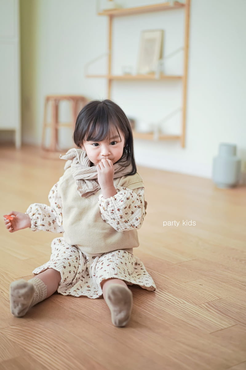 PARTY KIDS - Korean Children Fashion - #Kfashion4kids - Waffle Vest - 4