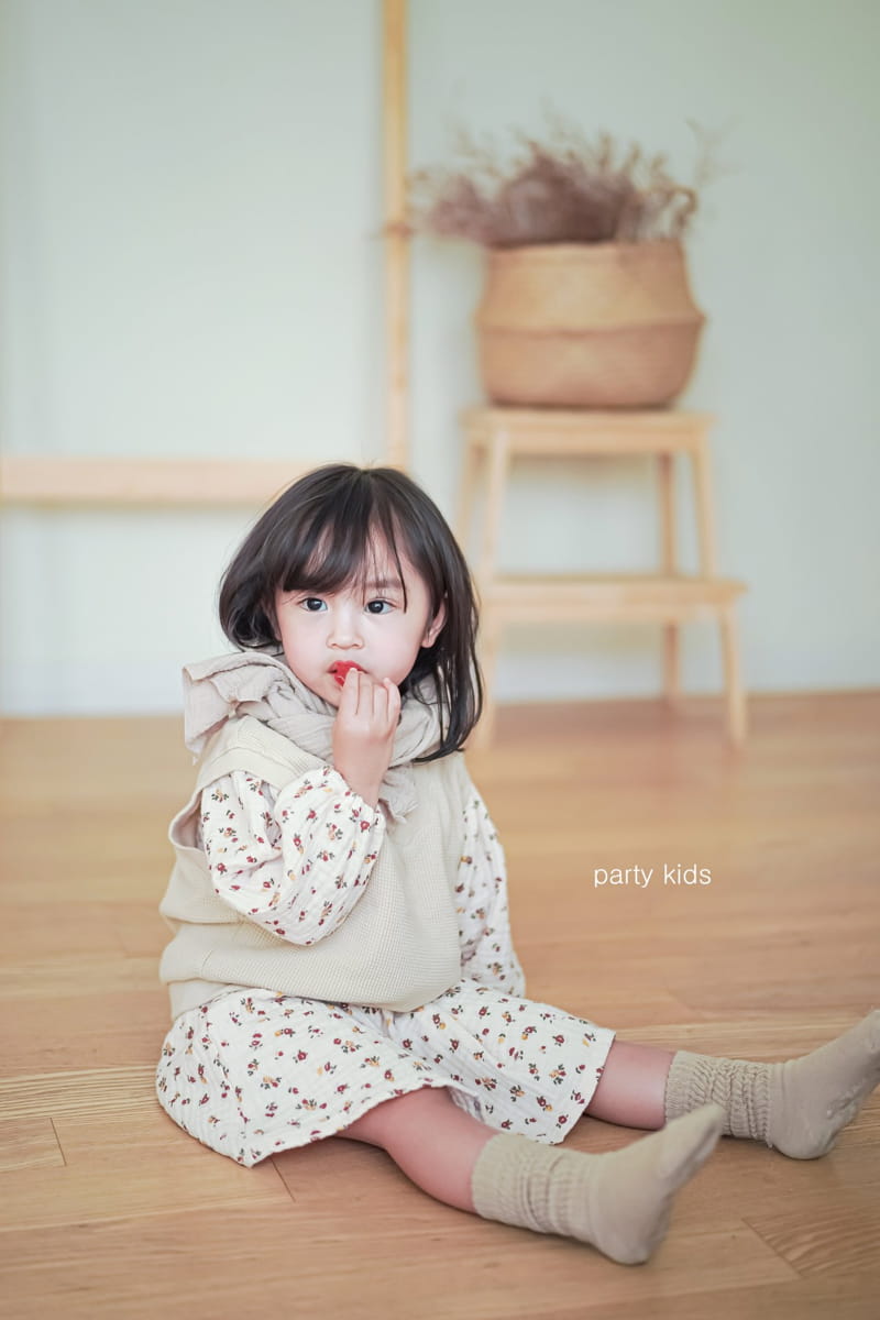 PARTY KIDS - Korean Children Fashion - #Kfashion4kids - Waffle Vest - 8