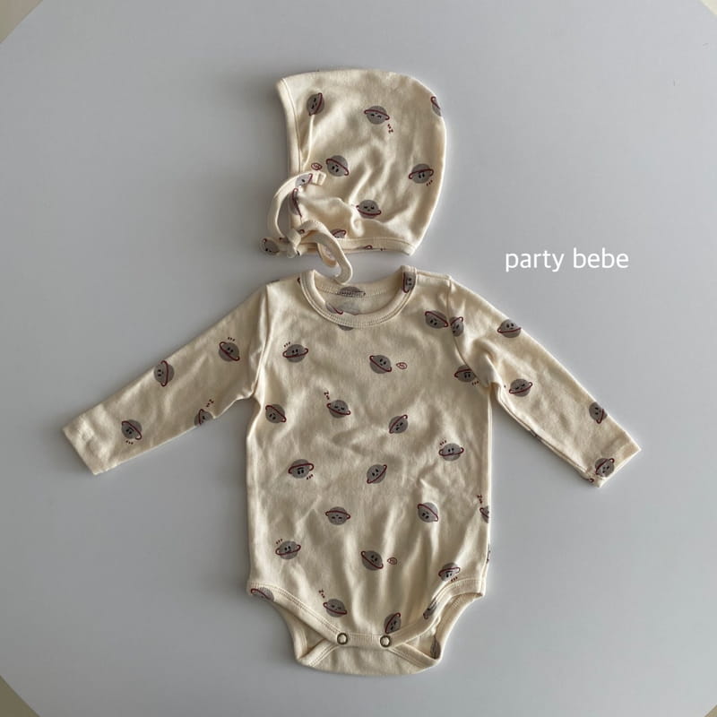 PARTY KIDS - Korean Children Fashion - #Kfashion4kids - Planet Romper with Bonnet - 10