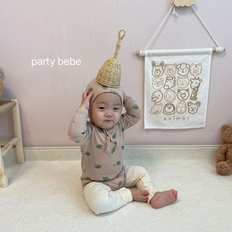 PARTY KIDS - Korean Children Fashion - #Kfashion4kids - Planet Romper with Bonnet - 7