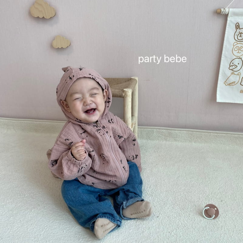 PARTY KIDS - Korean Children Fashion - #Kfashion4kids - Bebe Fanda Hood Zip-up Jacket - 5