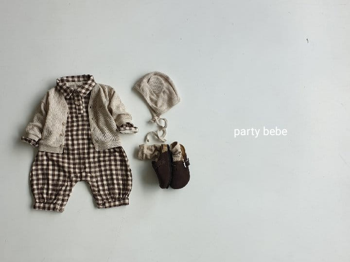 PARTY KIDS - Korean Children Fashion - #Kfashion4kids - Croiffle Cardigan with Bonnet - 10