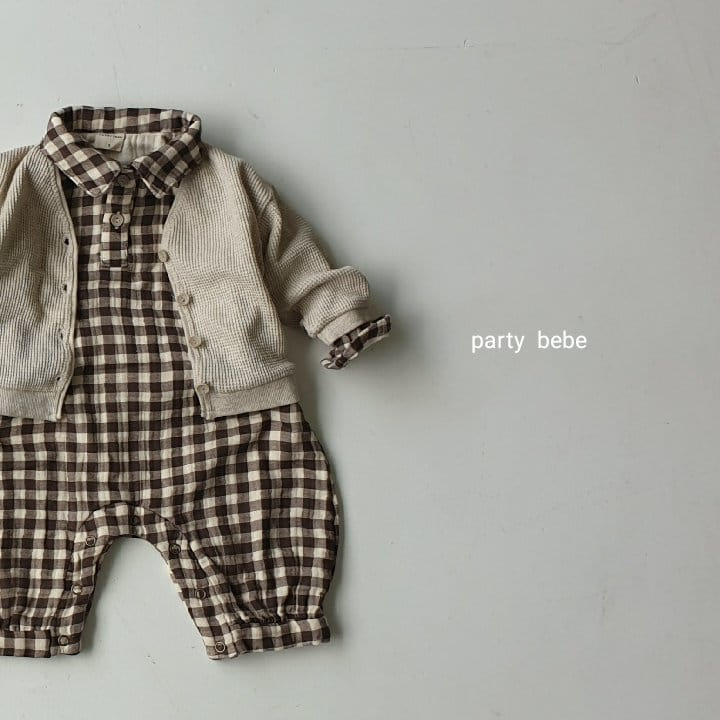 PARTY KIDS - Korean Children Fashion - #Kfashion4kids - Croiffle Cardigan with Bonnet - 11