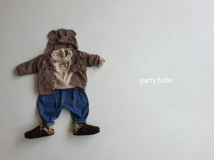 PARTY KIDS - Korean Children Fashion - #Kfashion4kids - Croiffle Cardigan with Bonnet - 5