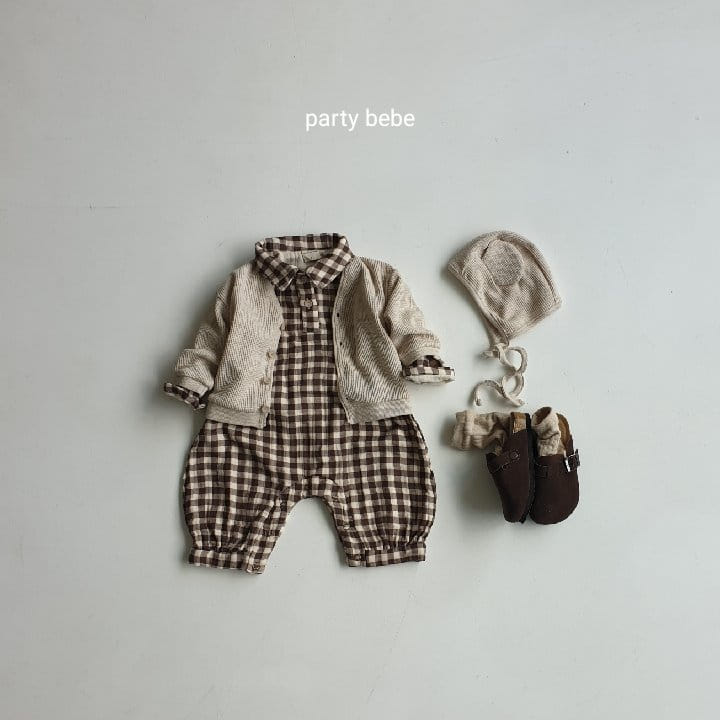 PARTY KIDS - Korean Children Fashion - #Kfashion4kids - Croiffle Cardigan with Bonnet - 9