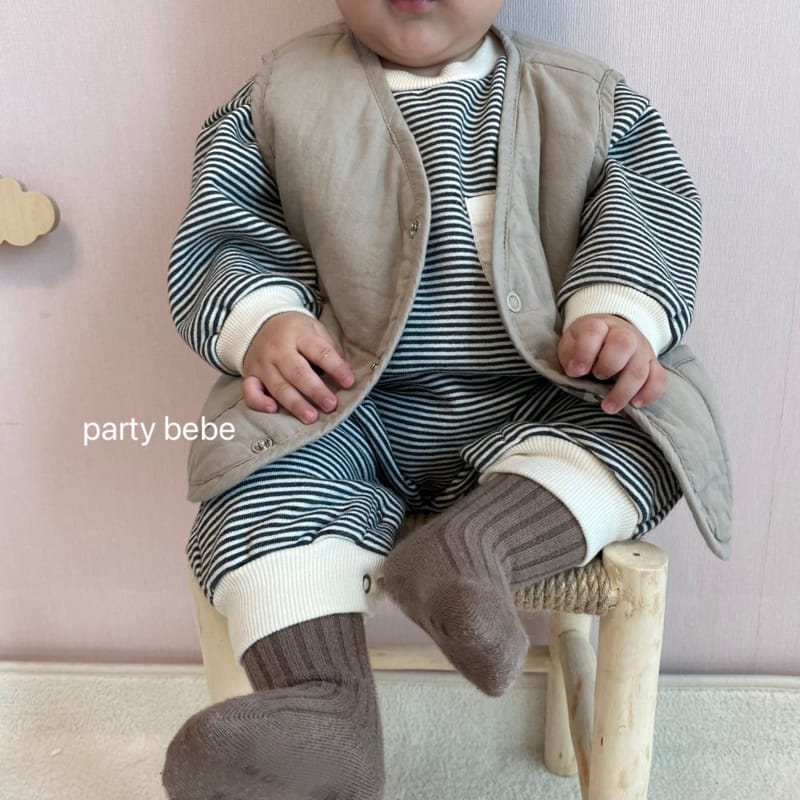 PARTY KIDS - Korean Children Fashion - #Kfashion4kids - Check Choco Vest - 6