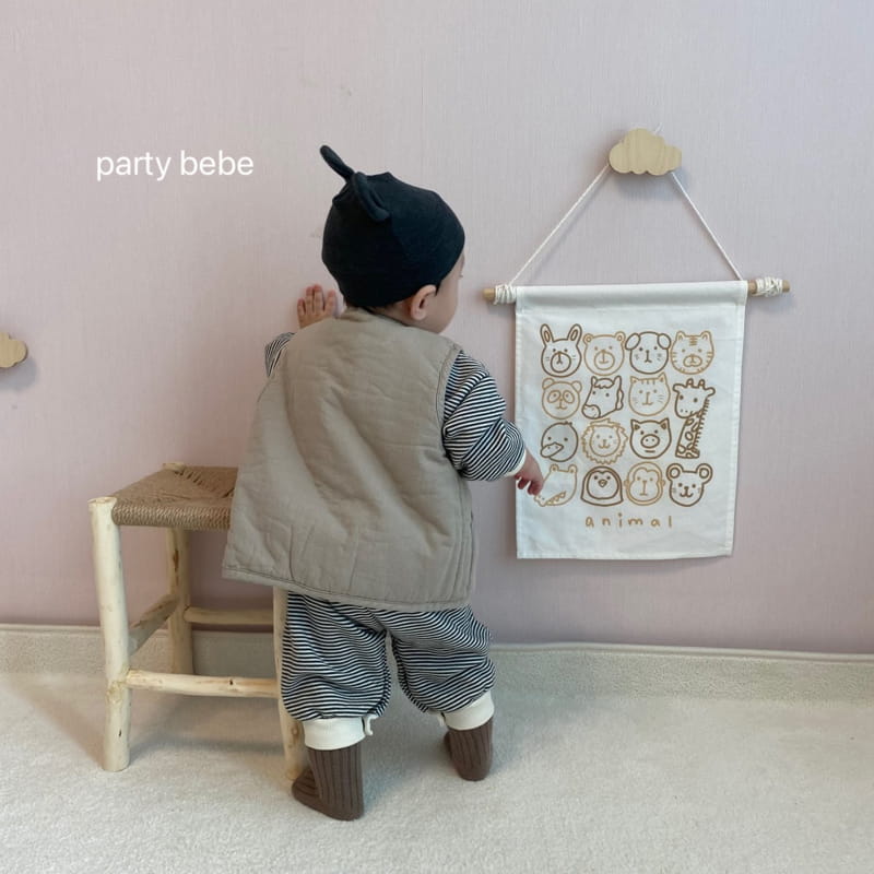 PARTY KIDS - Korean Children Fashion - #Kfashion4kids - Check Choco Vest - 8