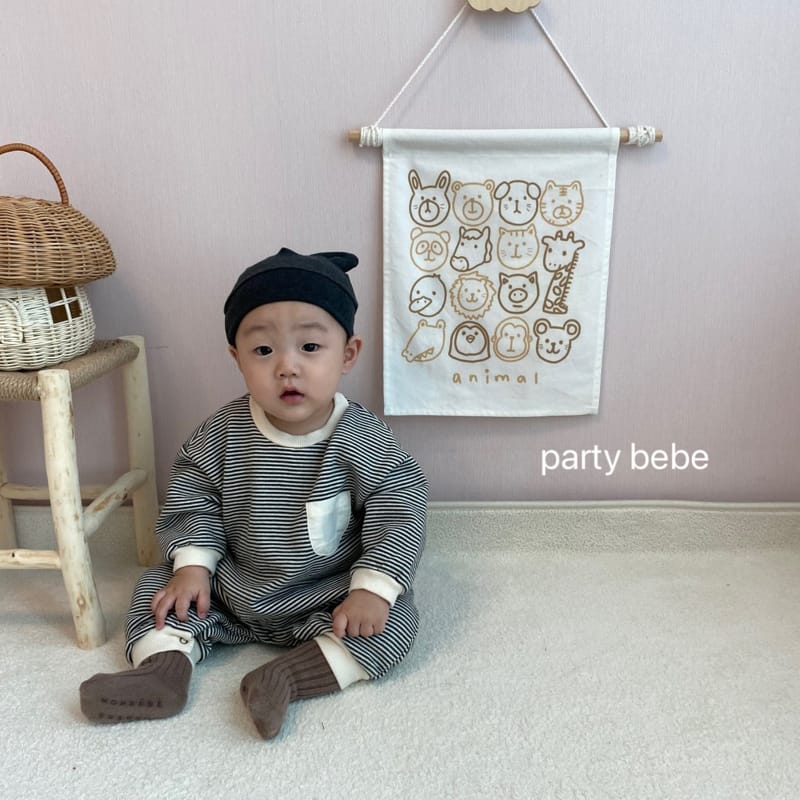 PARTY KIDS - Korean Children Fashion - #Kfashion4kids - Jerry Bodysuit with Beanie - 10