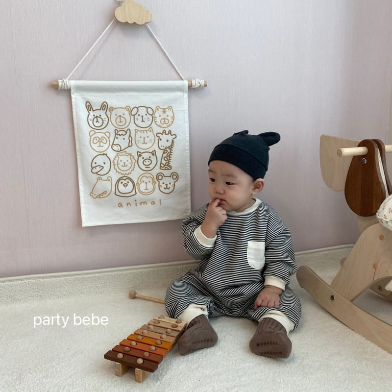 PARTY KIDS - Korean Children Fashion - #Kfashion4kids - Jerry Bodysuit with Beanie - 12