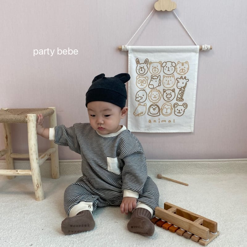 PARTY KIDS - Korean Children Fashion - #Kfashion4kids - Jerry Bodysuit with Beanie - 9