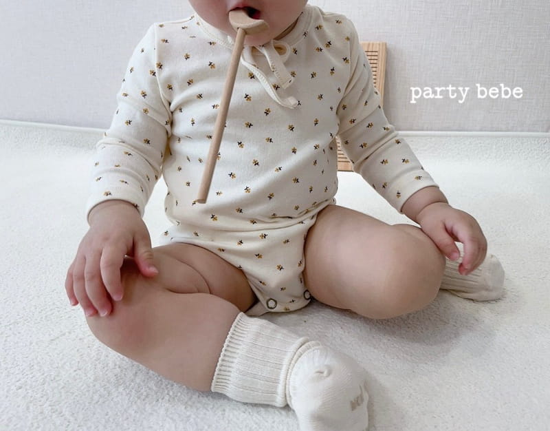 PARTY KIDS - Korean Children Fashion - #Kfashion4kids - Small Flower Romper with Bonnet - 7