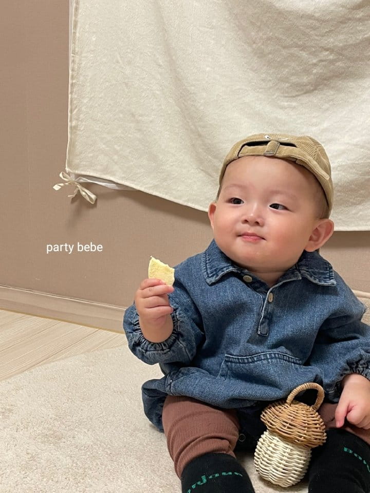 PARTY KIDS - Korean Children Fashion - #Kfashion4kids - Aiden Denim Bodysuit - 5