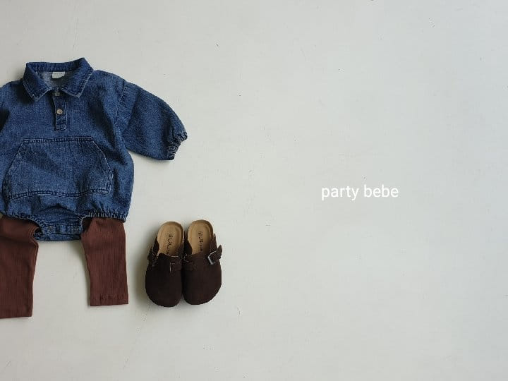 PARTY KIDS - Korean Children Fashion - #Kfashion4kids - Aiden Denim Bodysuit - 7