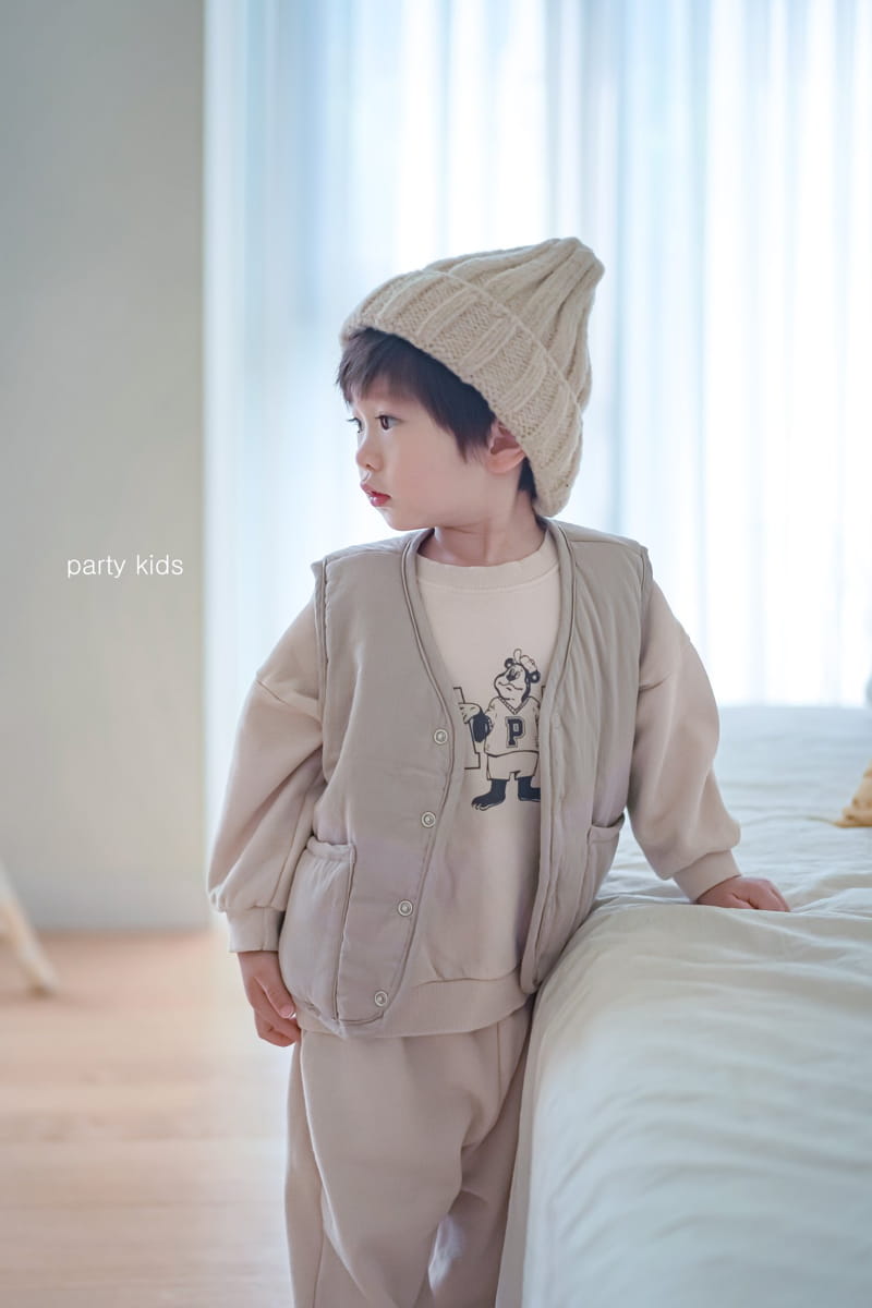 PARTY KIDS - Korean Children Fashion - #Kfashion4kids - Brownie Vest - 3