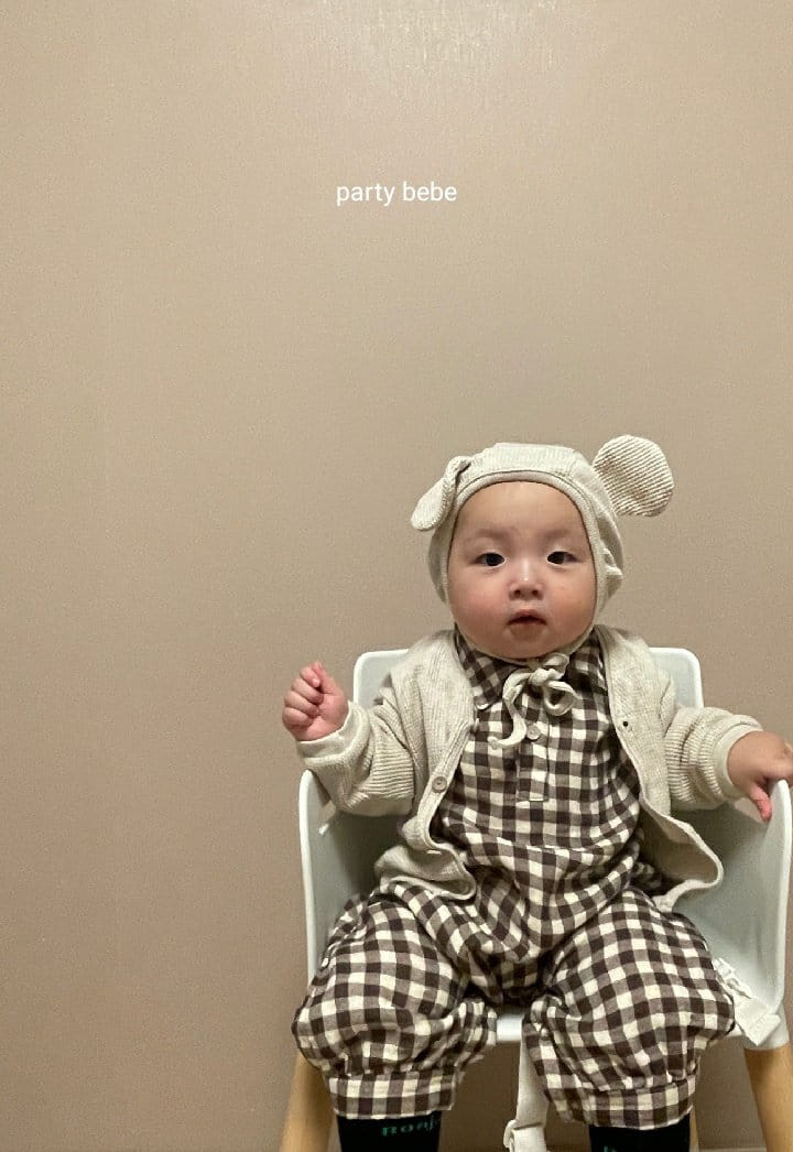 PARTY KIDS - Korean Children Fashion - #Kfashion4kids - Army Check Romper - 10