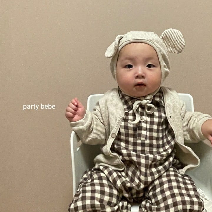 PARTY KIDS - Korean Children Fashion - #Kfashion4kids - Army Check Romper - 11