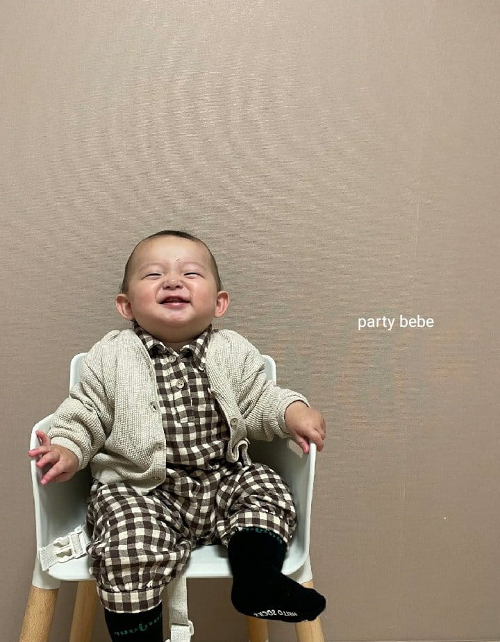 PARTY KIDS - Korean Children Fashion - #Kfashion4kids - Army Check Romper - 9