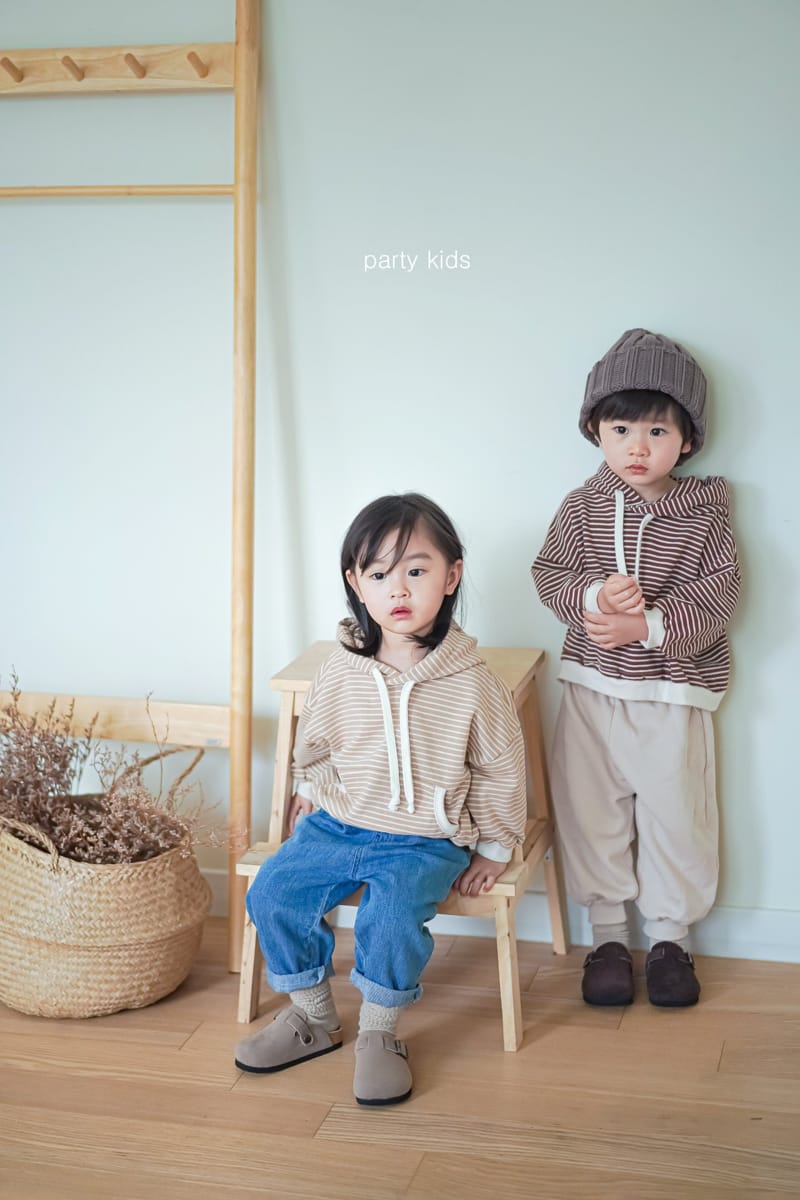 PARTY KIDS - Korean Children Fashion - #Kfashion4kids - Basic Hood Pullover - 4