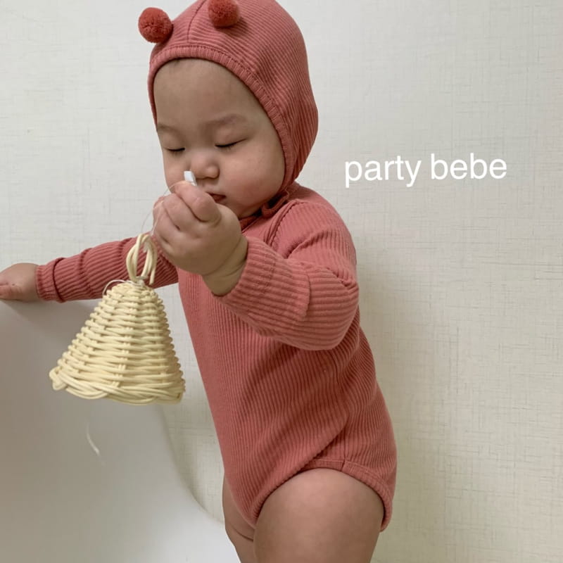 PARTY KIDS - Korean Children Fashion - #Kfashion4kids - Bebe Scon Romper with Bonnet - 7