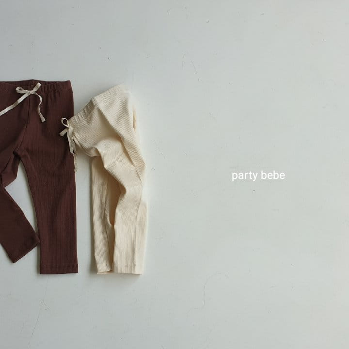 PARTY KIDS - Korean Children Fashion - #Kfashion4kids - Bebe Milk Leggings - 6